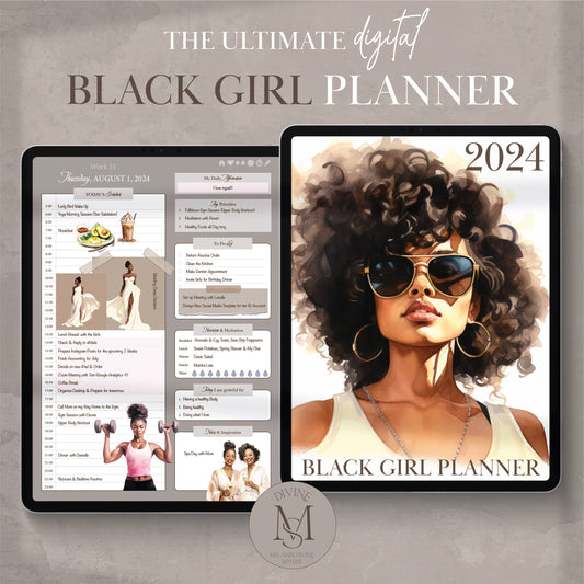 2024 Digital Black Girl Planner - Ultimate Edition