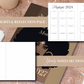 2024 - 2028 Five Year Monthly Black Girl Planner 8.5" x 11"