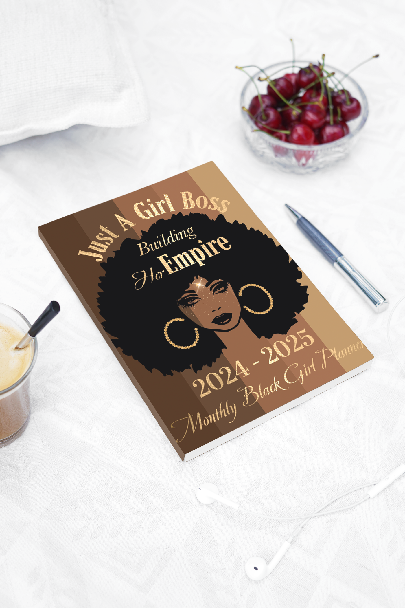 2024 - 2025 Monthly Black Girl Planner 8.5" x 11"